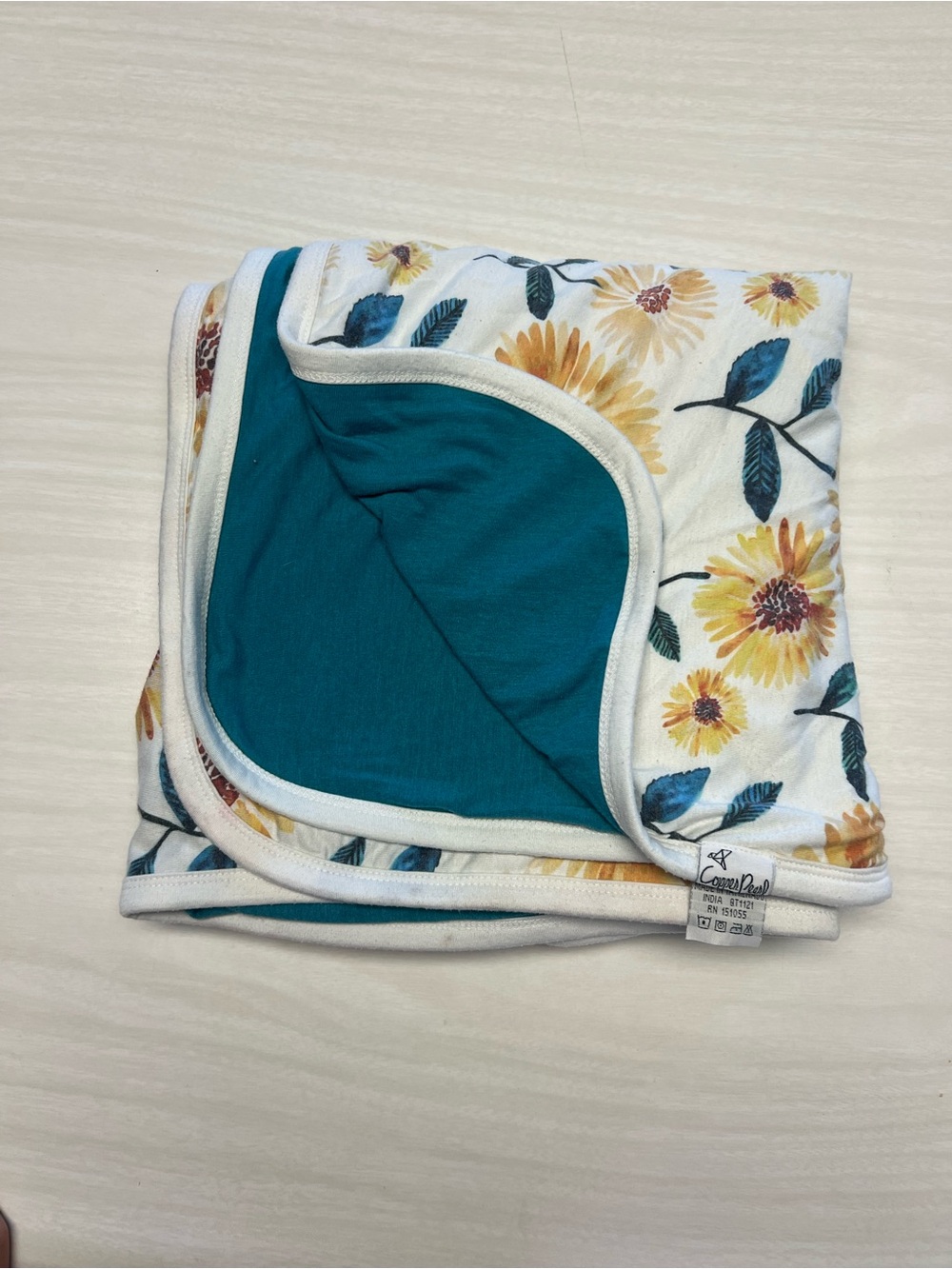 Copper Pearl three layer quilt- Sunflowers
